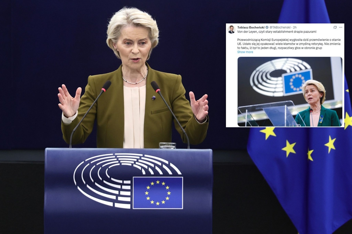 wiadomości,aktualności,wPolityce.pl Von der Leyen o stanie i przyszłości UE. Bocheński ostrzega