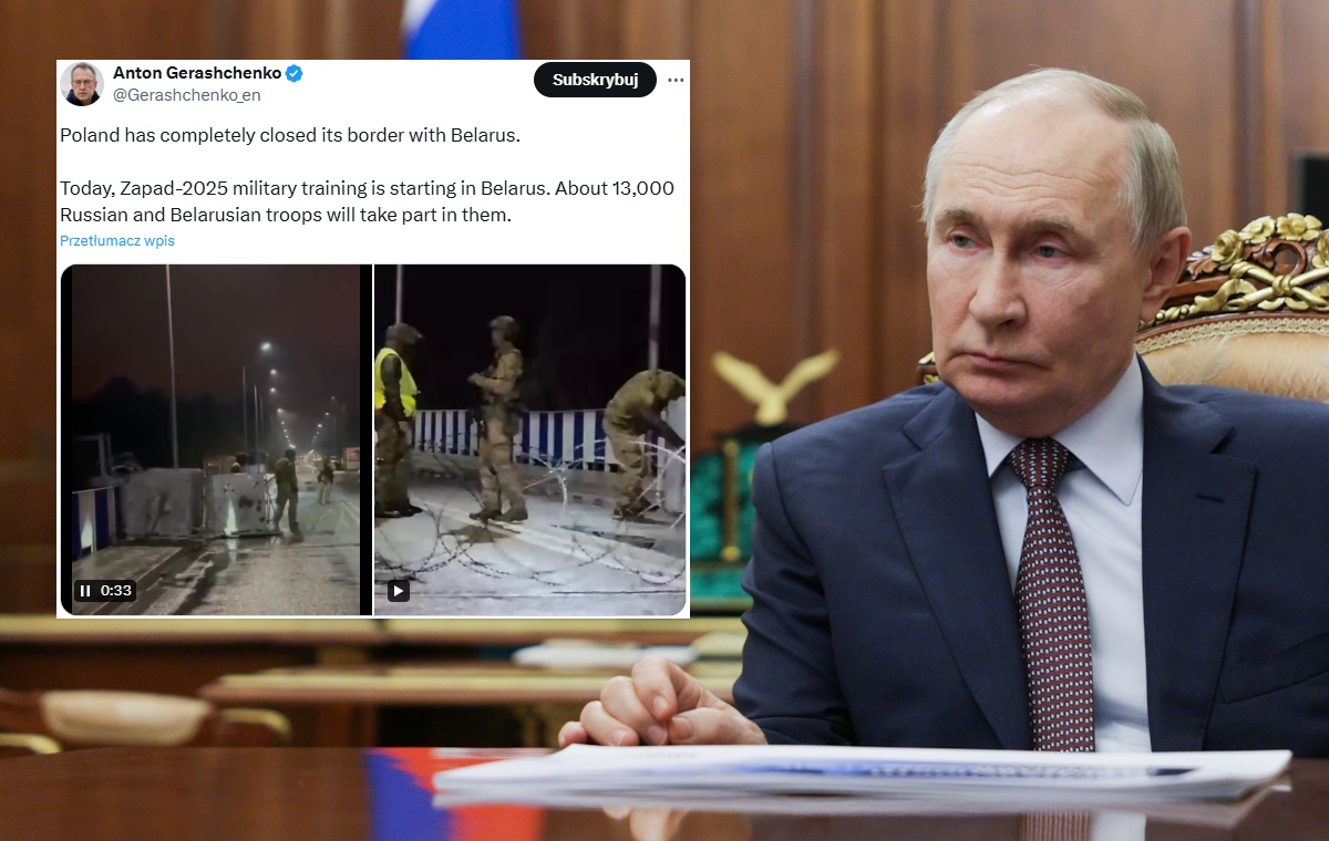 wiadomości,aktualności,wPolityce.pl Rozpoczęły się ćwiczenia Zapad-25. Polska zamknęła granicę