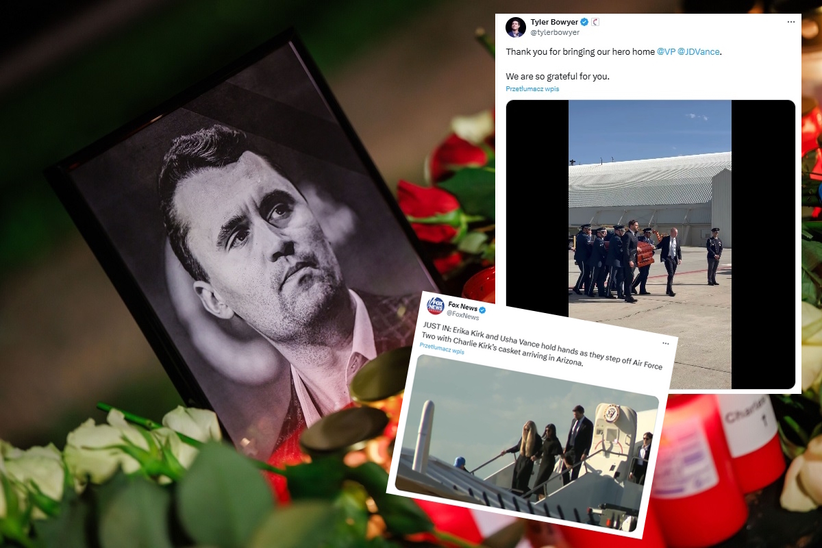 wiadomości,aktualności,wPolityce.pl Poruszające! Wiceprezydent USA niósł trumnę z ciałem Kirka