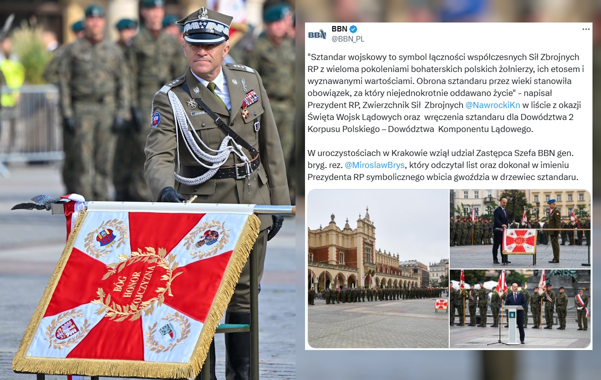 Prezydent: Służba pod polskim sztandarem to poświęcenie