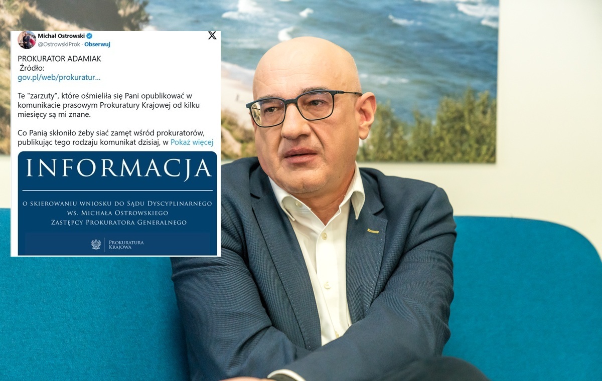 Neo-prokuratura uderza w prok. Ostrowskiego. Jest riposta
