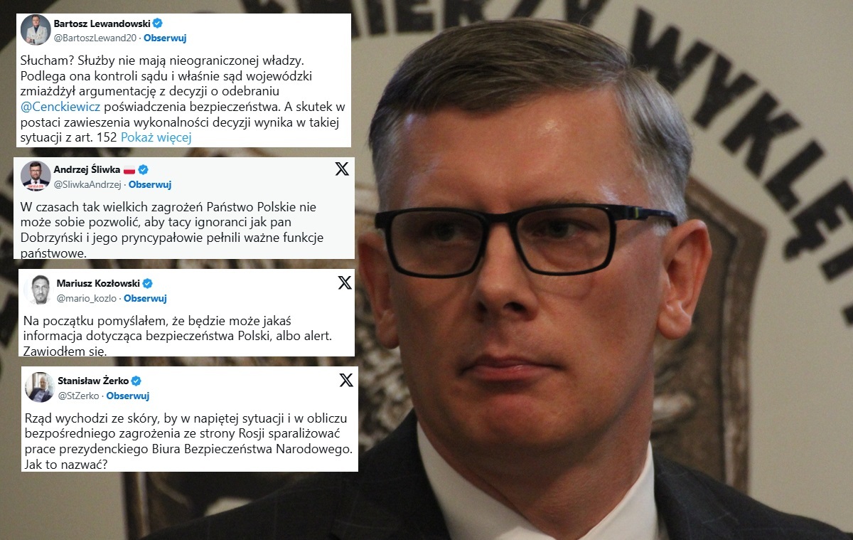 Dobrzyński brnie ws. Cenckiewicza. Mocne komentarze!