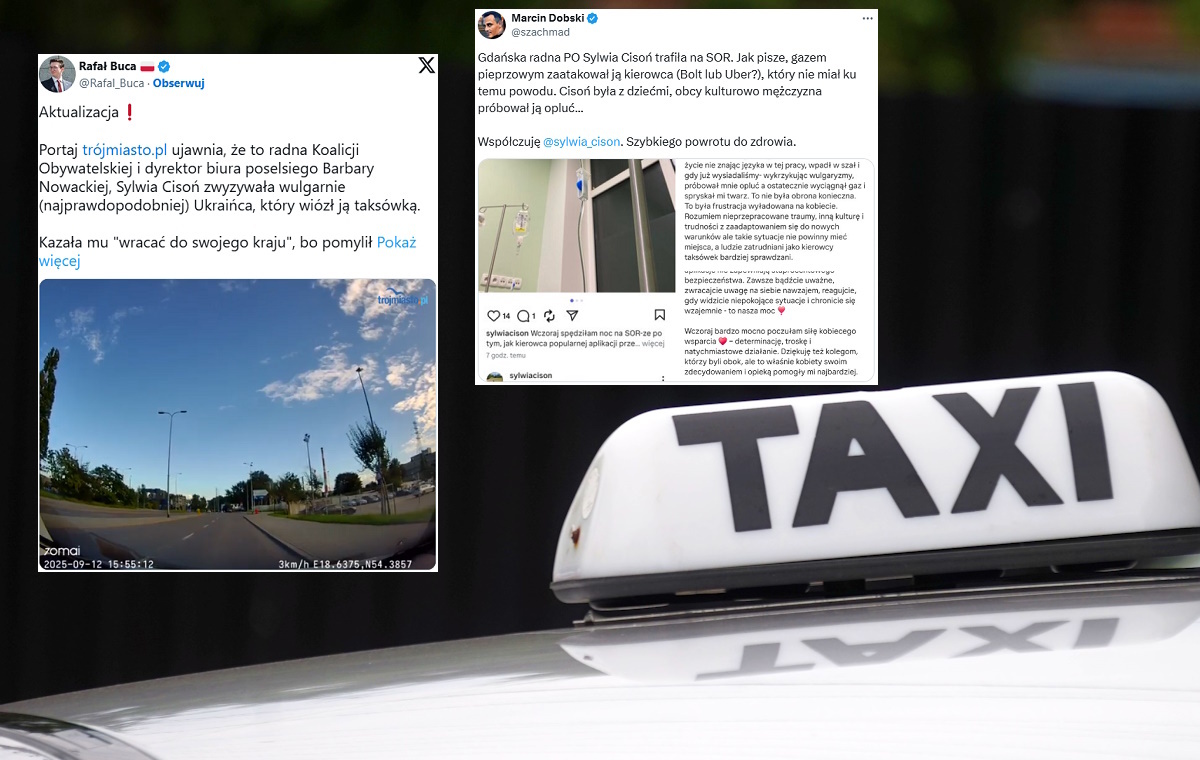 Awantura z radną KO. Wulgarnie obsztorcowała taksówkarza