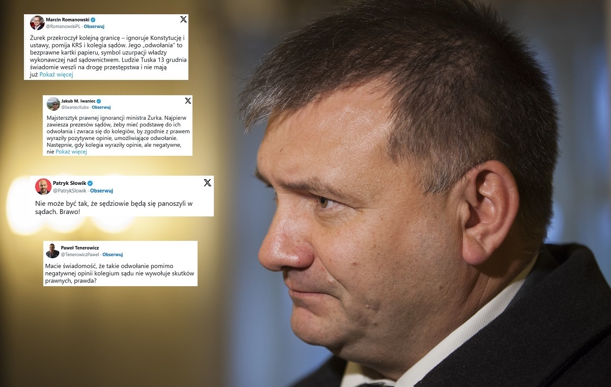 Burza w sieci po czystkach Żurka. "Ignoruje Konstytucję"