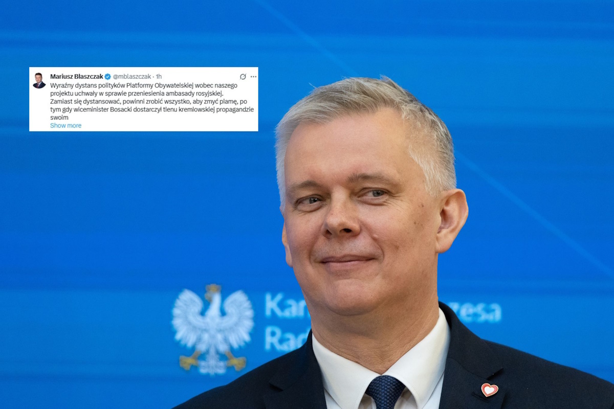 Siemoniak ws. rosyjskiej ambasady. Błaszczak odpowiada