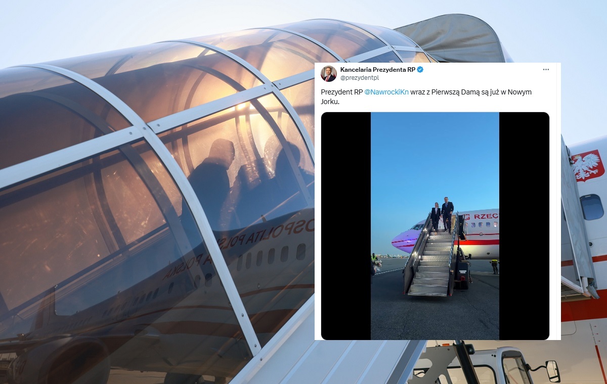 Prezydent Karol Nawrocki przybył już do Nowego Jorku
