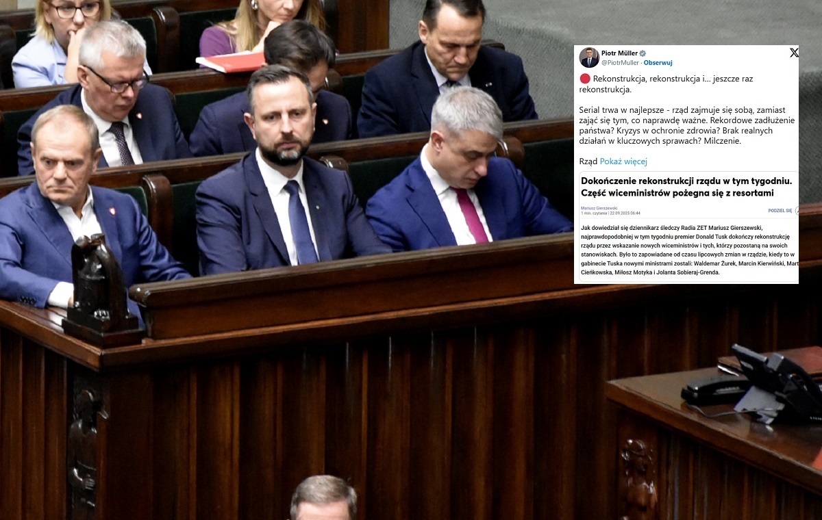 Tusk na dniach dokończy rekonstrukcję? Müller komentuje