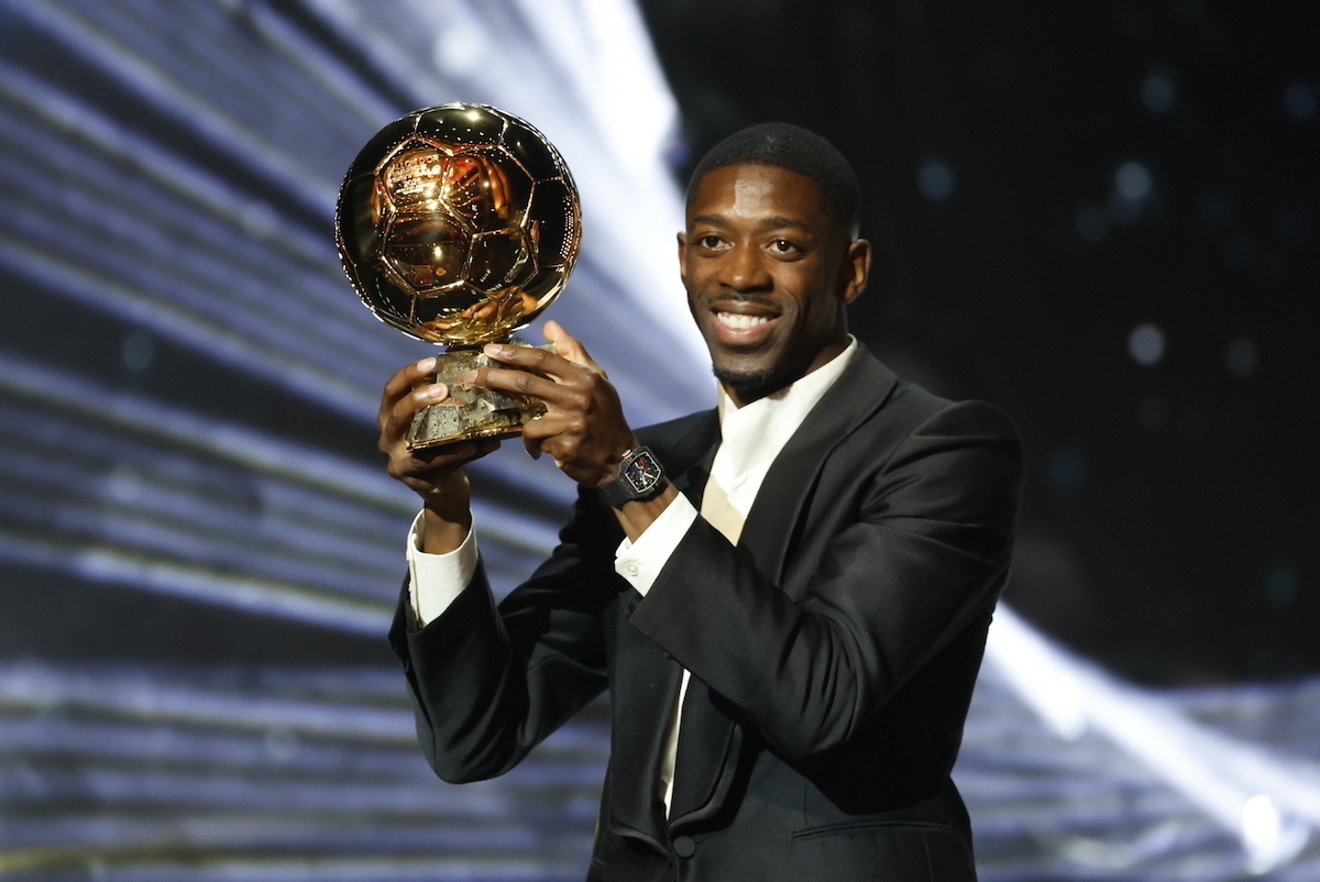 wiadomości,aktualności,wPolityce.pl Ousmane Dembele z Paris Saint-Germain wygrał Złotą Piłkę