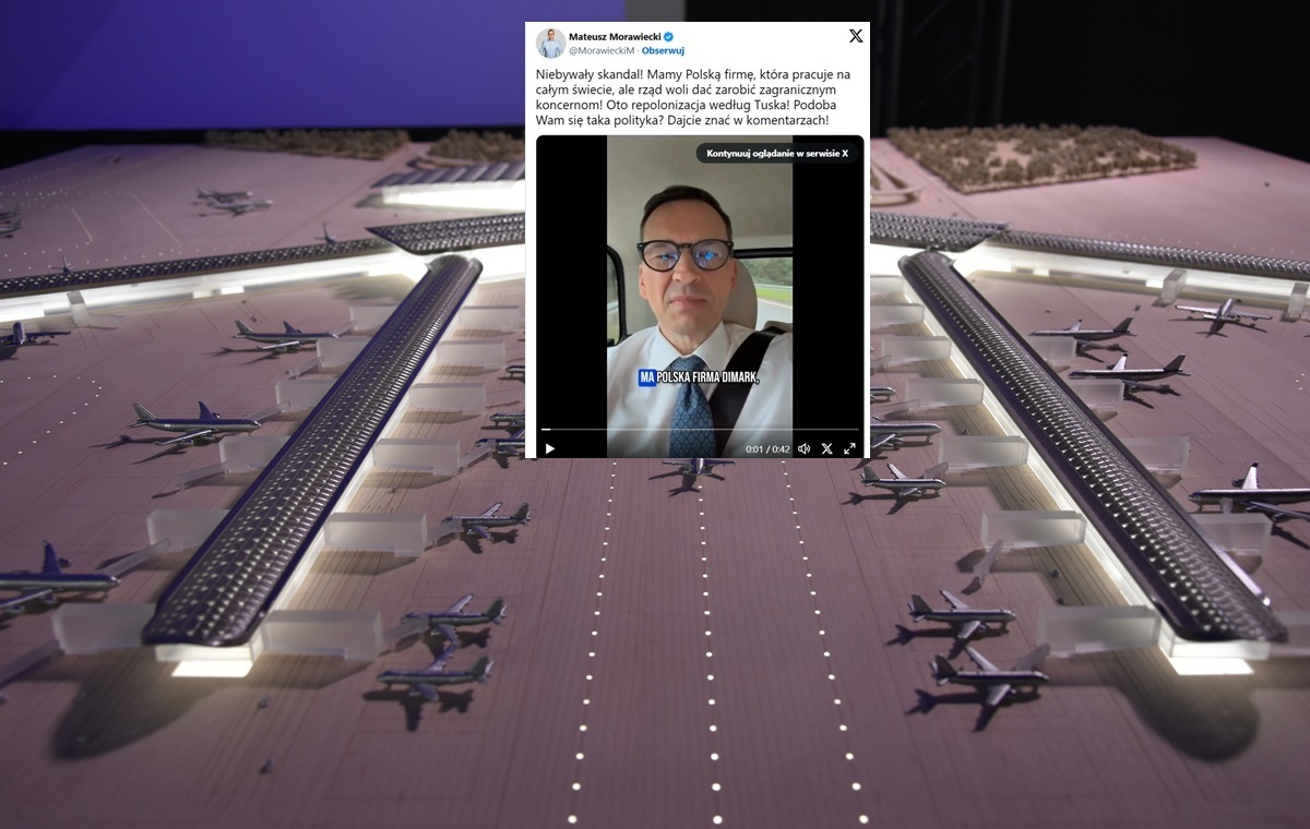 Morawiecki: Rząd daje zarabiać zagranicznym koncernom na CPK