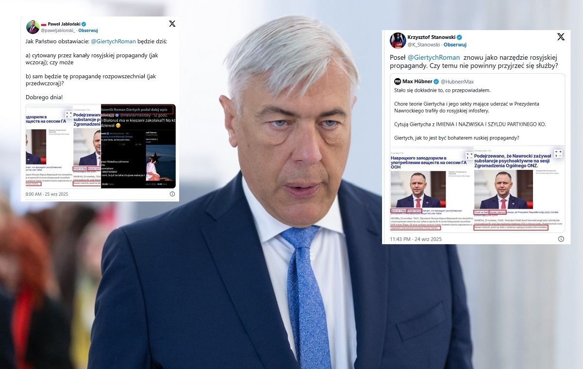 Prezydent i "snus". Ruska propaganda cytuje Giertycha!