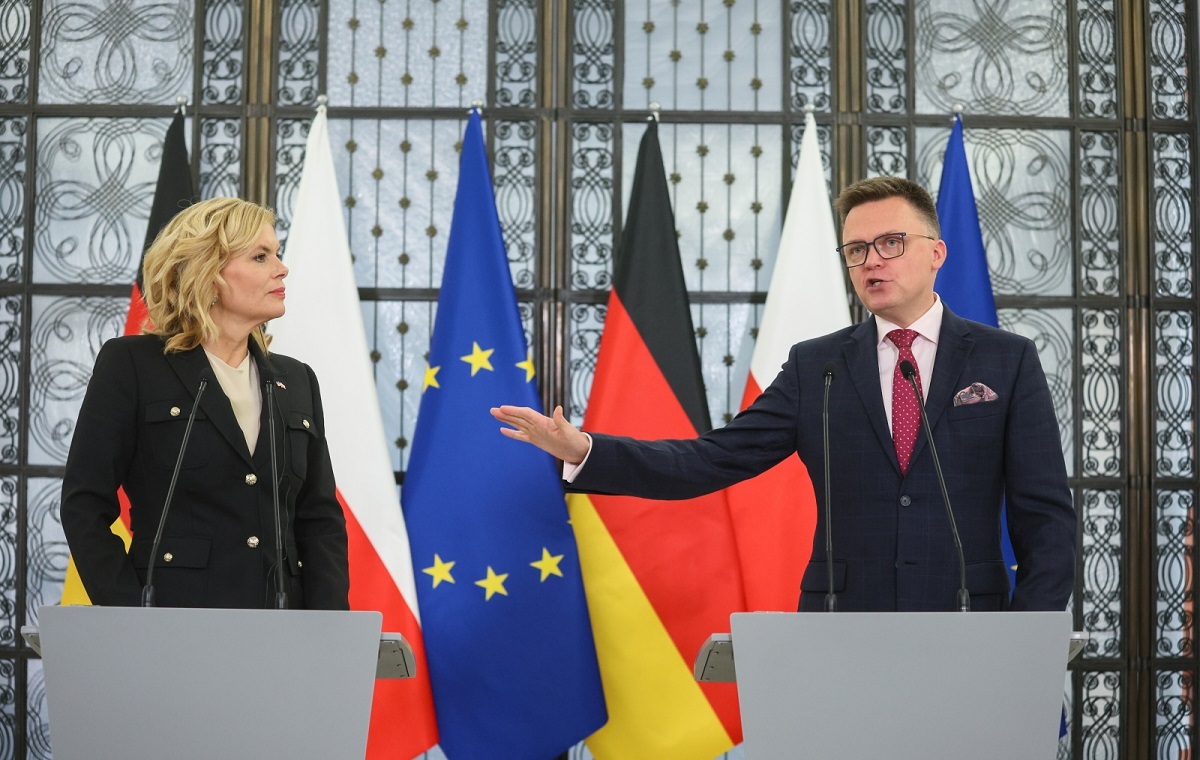 Hołownia powiela pomysł prezydenta ws. Niemiec