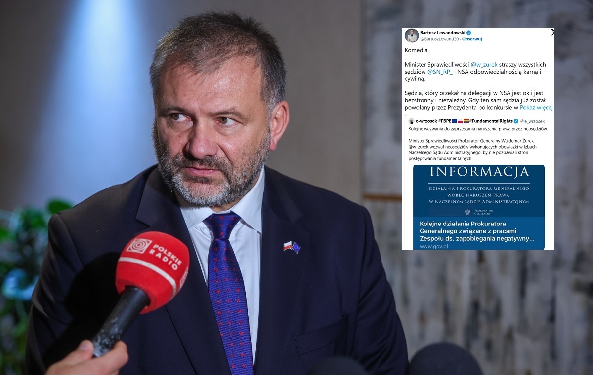 Bezczelność! Żurek skierował pisma z groźbami do sędziów NSA