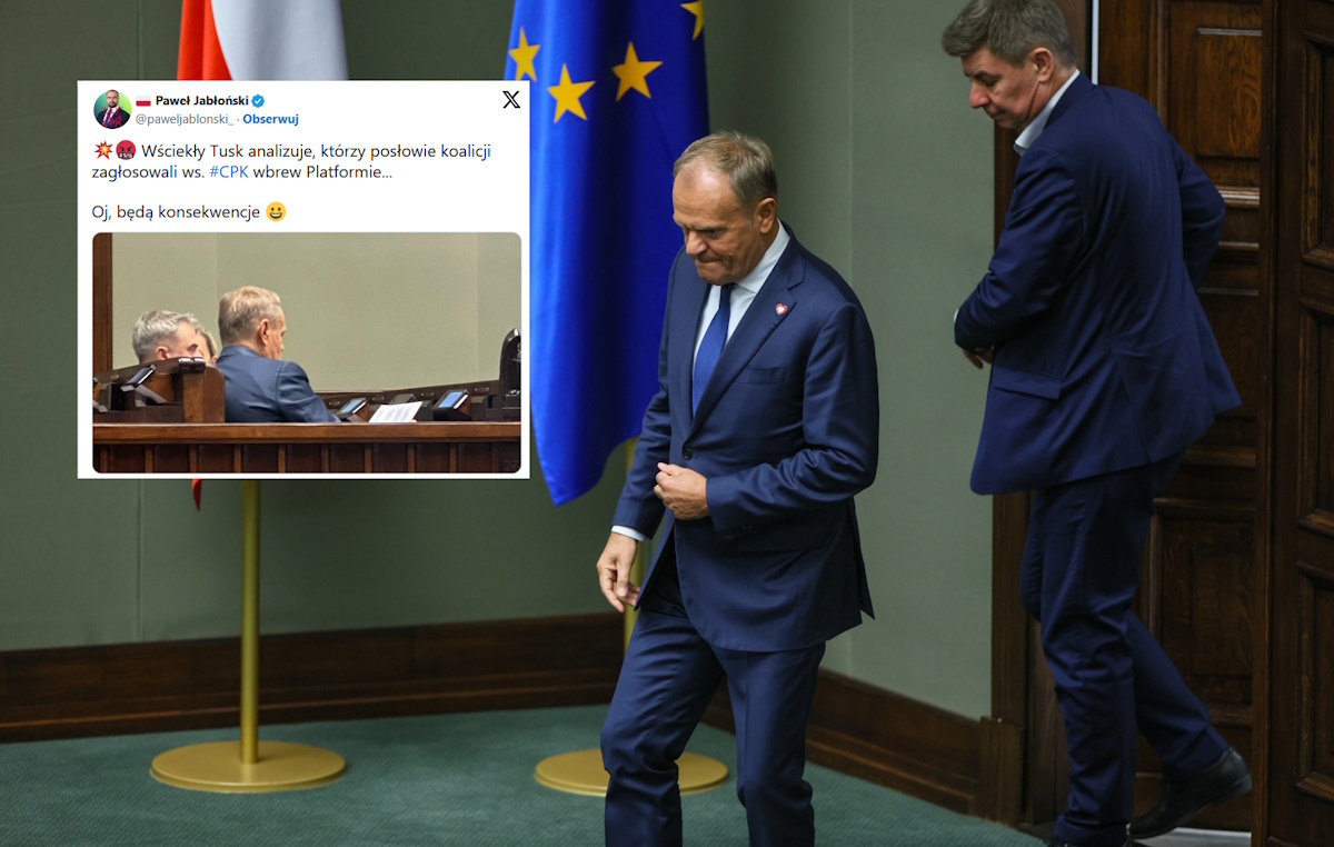 Porażka obozu Tuska ws. CPK! "Wściekły analizuje"