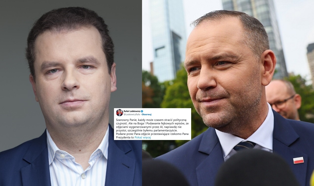 Bzdurny atak Wilka na prezydenta. Leśkiewicz ripostuje