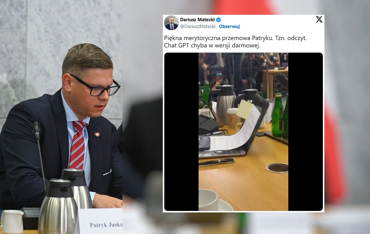 Nietypowa forma przemówienia. Poseł KO wzbudził zdziwienie