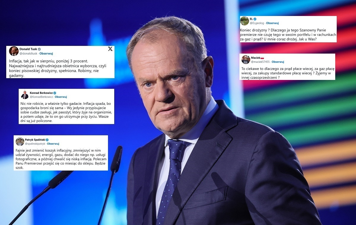 Tusk ogłosił "koniec pisowskiej drożyzny". Burza w sieci