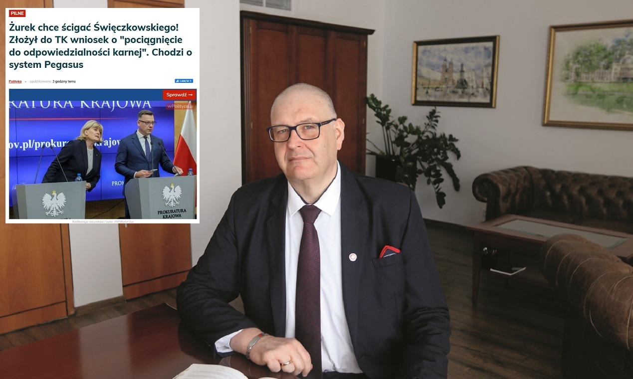 Święczkowski o wniosku Żurka: Gorsząca polityczna hucpa