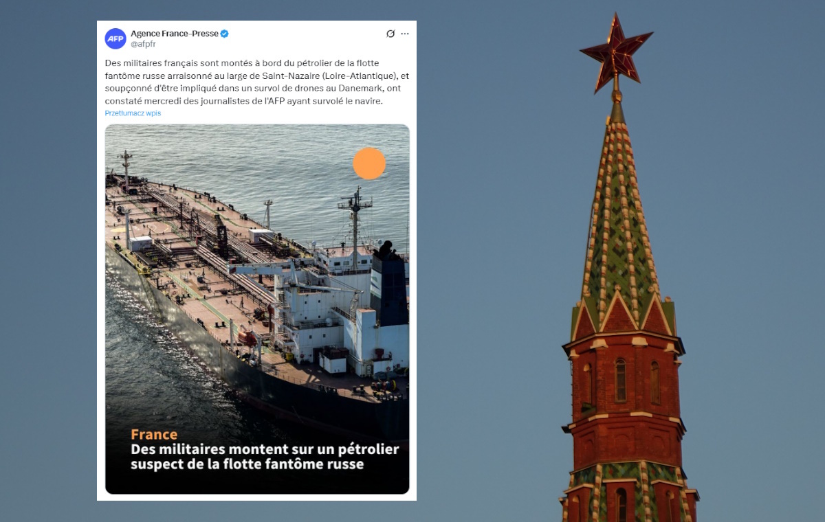 Francuzi weszli na pokład statku z rosyjskiej floty cieni wiadomości,aktualności,wPolityce.pl Francuzi weszli na pokład statku z rosyjskiej floty cieni