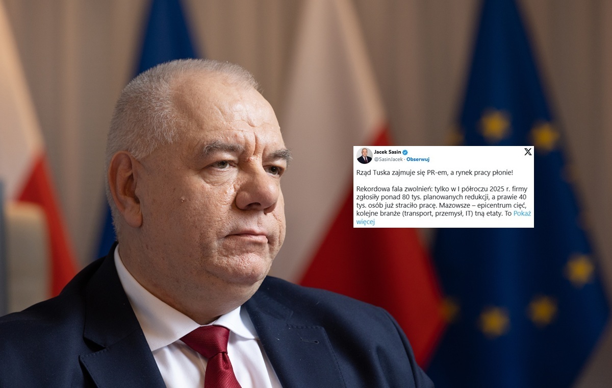 Fala zwolnień w Polsce! Sasin alarmuje: Rynek pracy płonie
