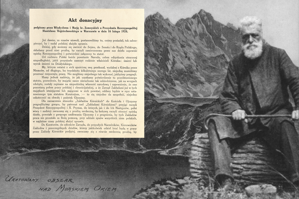 Dzięki niemu mamy Tatry! 101 lat temu zmarł hr. Zamoyski wiadomości,aktualności,wPolityce.pl Dzięki niemu mamy Tatry! 101 lat temu zmarł hr. Zamoyski