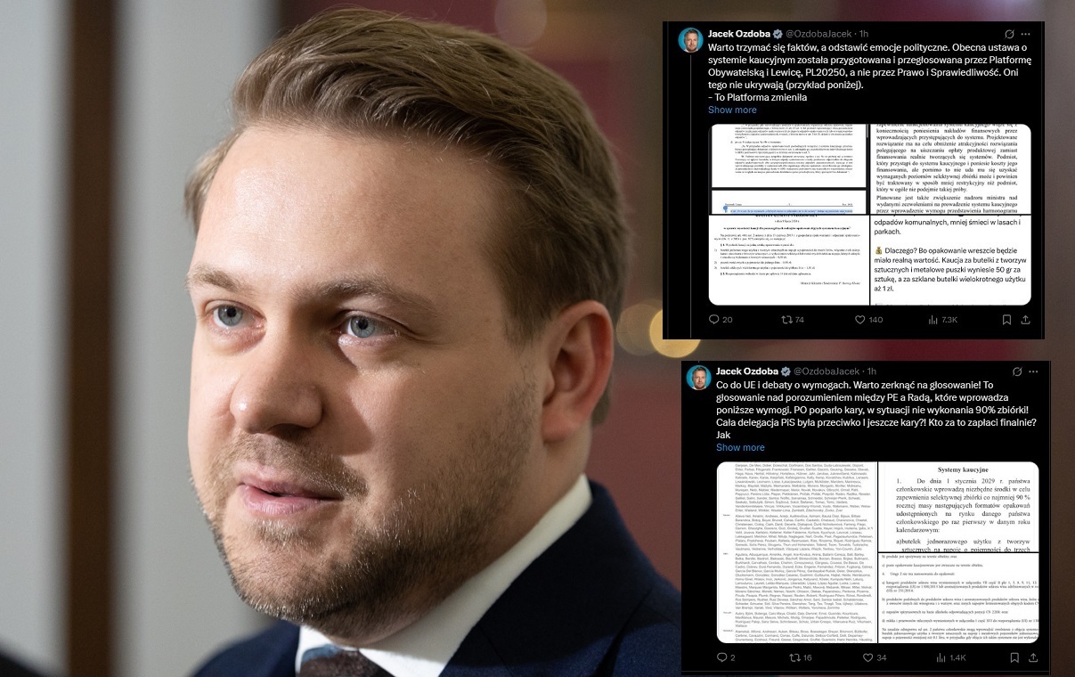 Decoration: The deposit strategy   was prepared by PO, Lewica and PL2050