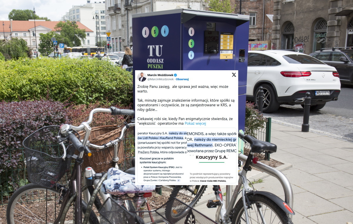 Kto zarobi na systemie kaucyjnym? Możdżonek kontra Szyszko