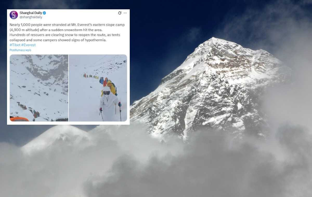 Akcja ratunkowa na Mount Everest. Uwięzionych tysiąc osób wiadomości,aktualności,wPolityce.pl Akcja ratunkowa na Mount Everest. Uwięzionych tysiąc osób