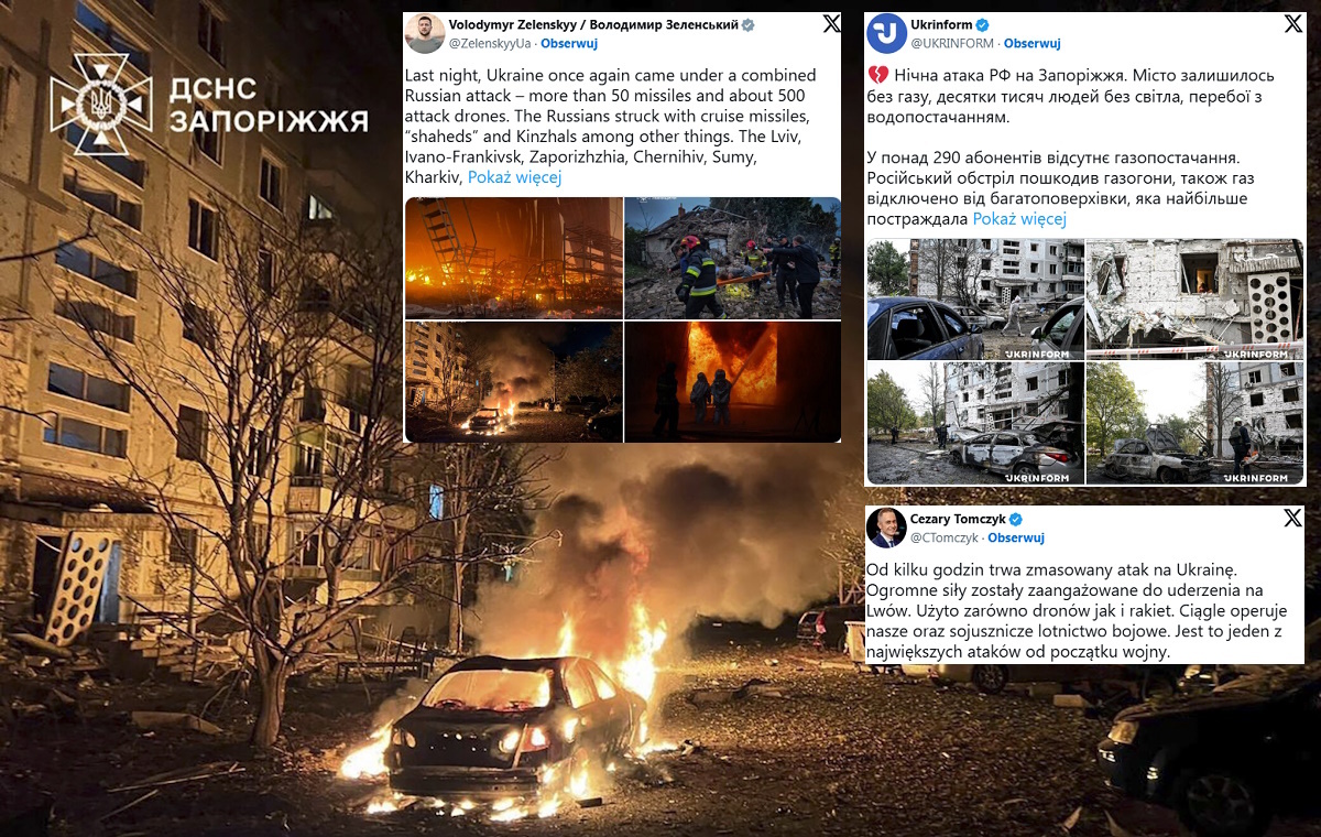 Nocny atak rosyjskich dronów Ukrainę. Są zabici i ranni wiadomości,aktualności,wPolityce.pl Nocny atak rosyjskich dronów Ukrainę. Są zabici i ranni