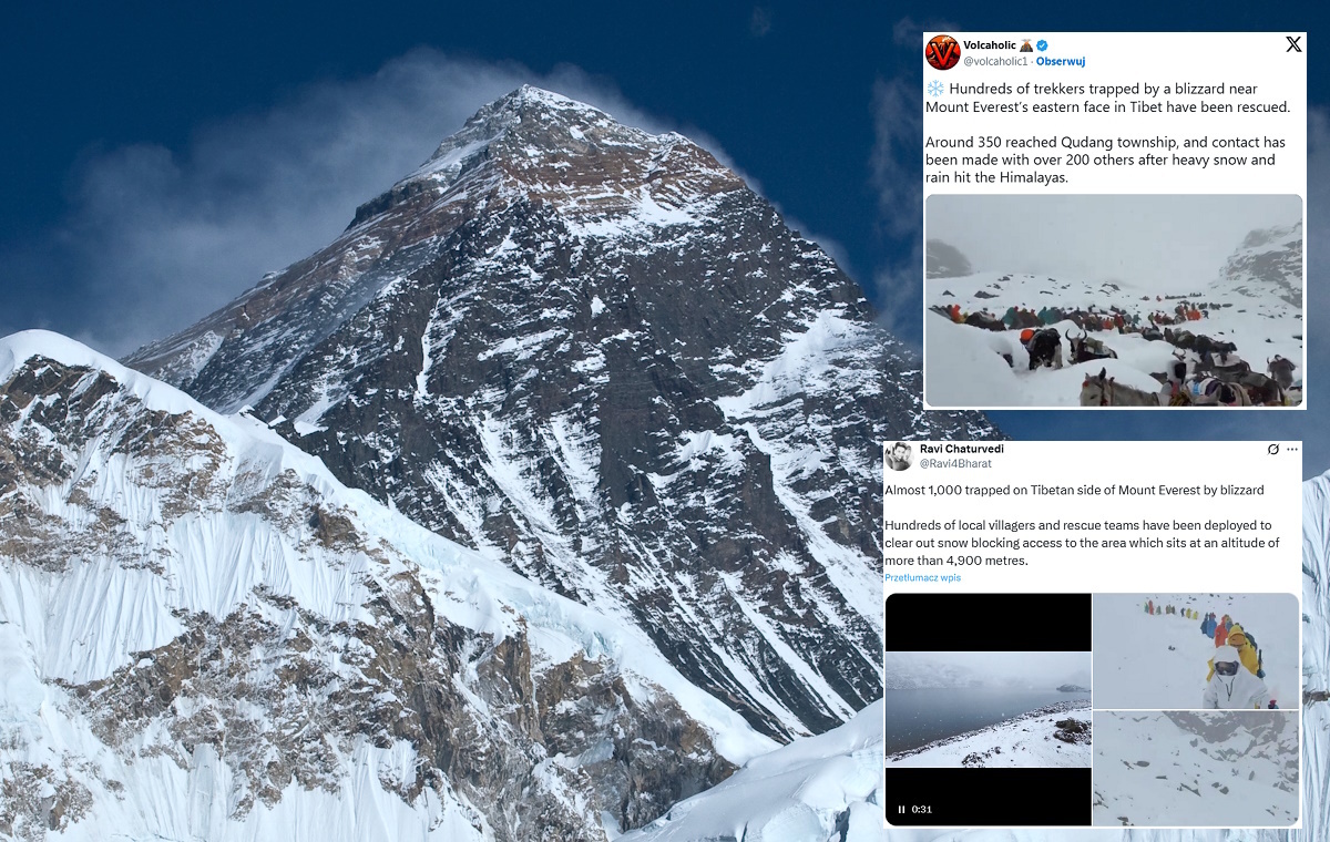 Brawurowa akcja. Uratowano 350 turystów z Mount Everest