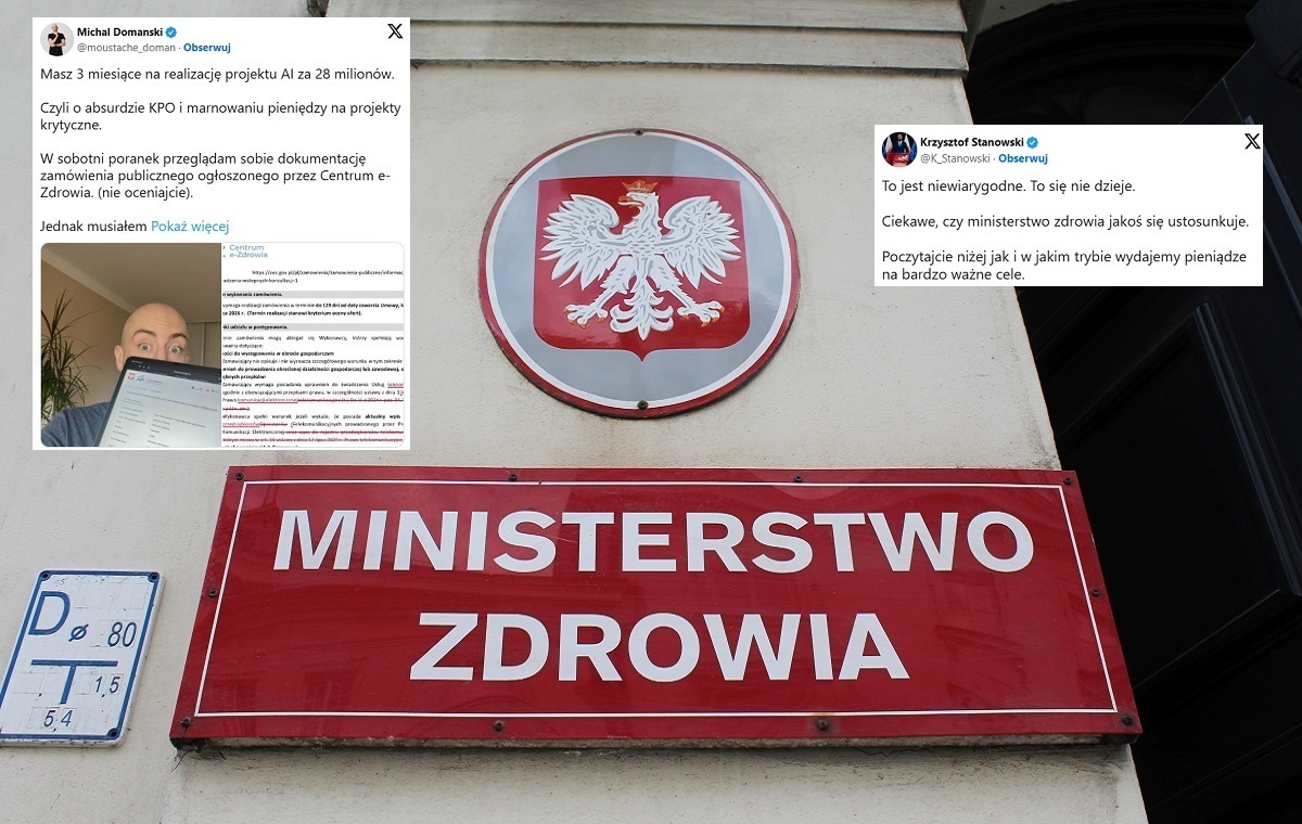 Dziwny przetarg Centrum e-Zdrowia na projekt AI za 28 mln zł