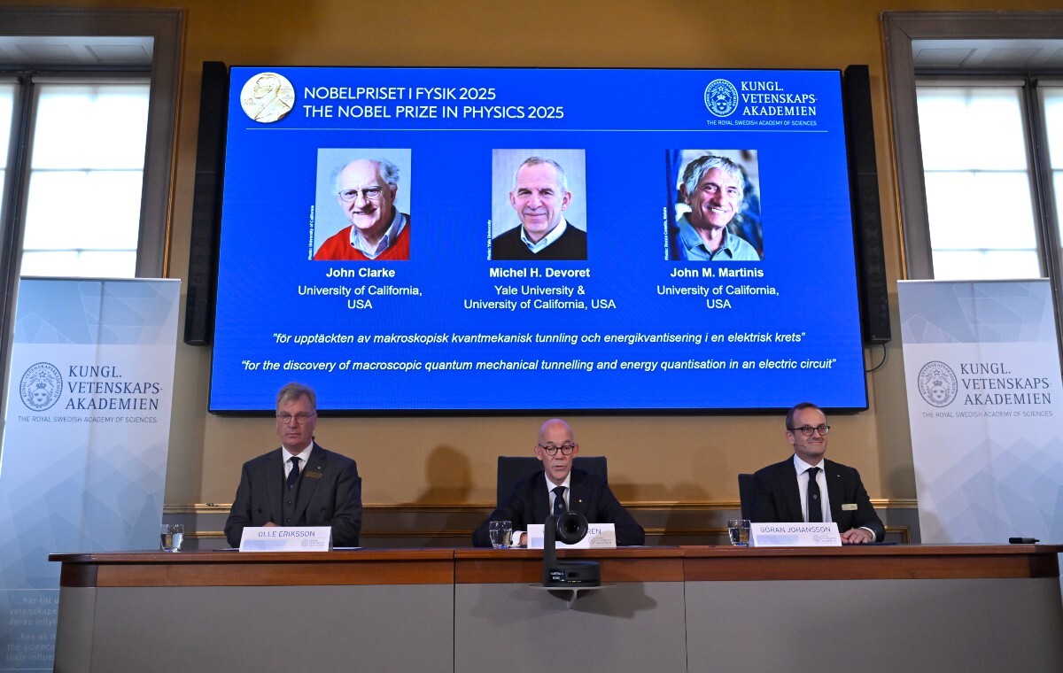 Znamy trzech laureatów Nagrody Nobla z fizyki! wiadomości,aktualności,wPolityce.pl Znamy trzech laureatów Nagrody Nobla z fizyki!