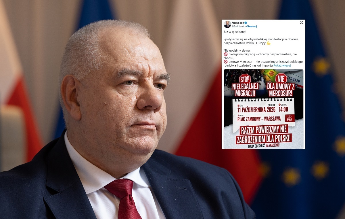 Sasin zachęca do udziału w manifestacji PiS 11 października!