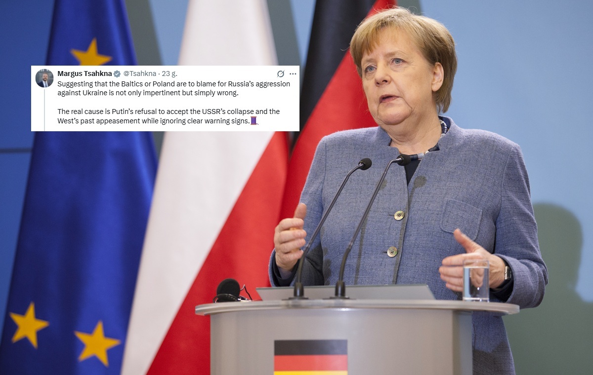 Rząd Tuska milczy po ataku Merkel. Szef MSZ Estonii reaguje