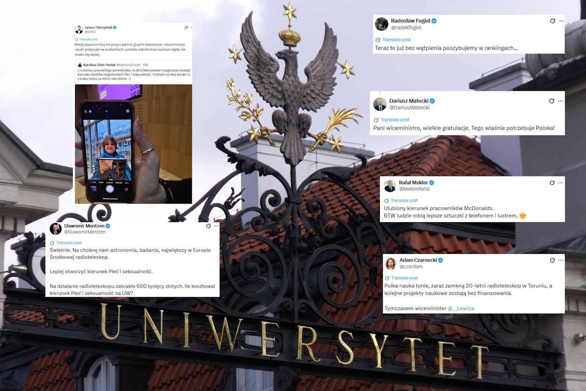 Lewica i ideologiczny kierunek na UW. W sieci zawrzało! wiadomości,aktualności,wPolityce.pl Lewica i ideologiczny kierunek na UW. W sieci zawrzało!