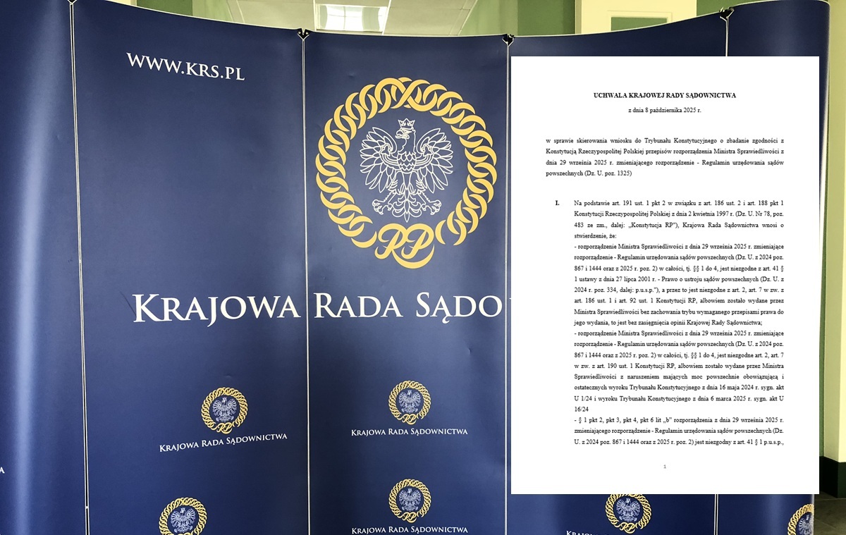 KRS kieruje wniosek do TK ws. bezprawnych działań Żurka!