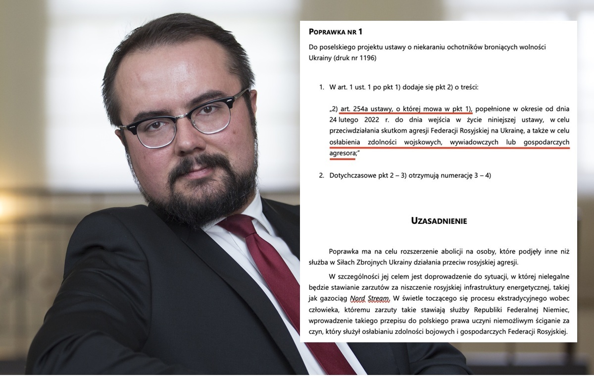 Jabłoński proponuje poprawkę, która uratuje Wołodymyra Ż.