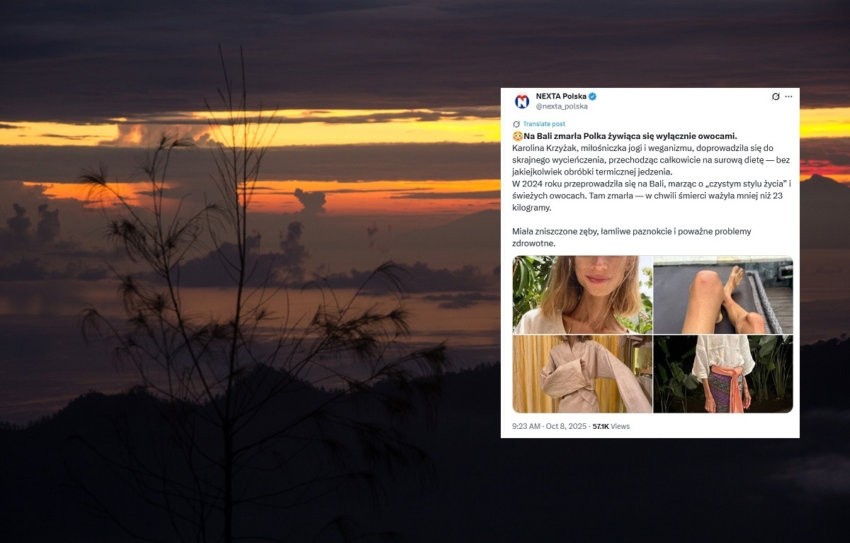 Porażające! Młoda Polka zagłodziła się na śmierć na Bali wiadomości,aktualności,wPolityce.pl Porażające! Młoda Polka zagłodziła się na śmierć na Bali
