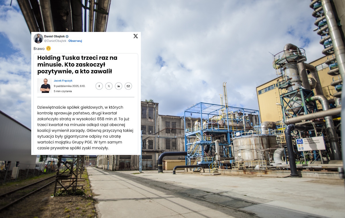 Poważne straty państwowych spółek! Obajtek: Brawo