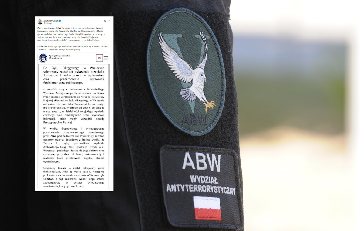 Warszawski urzędnik oskarżony o szpiegostwo na rzecz Rosji!