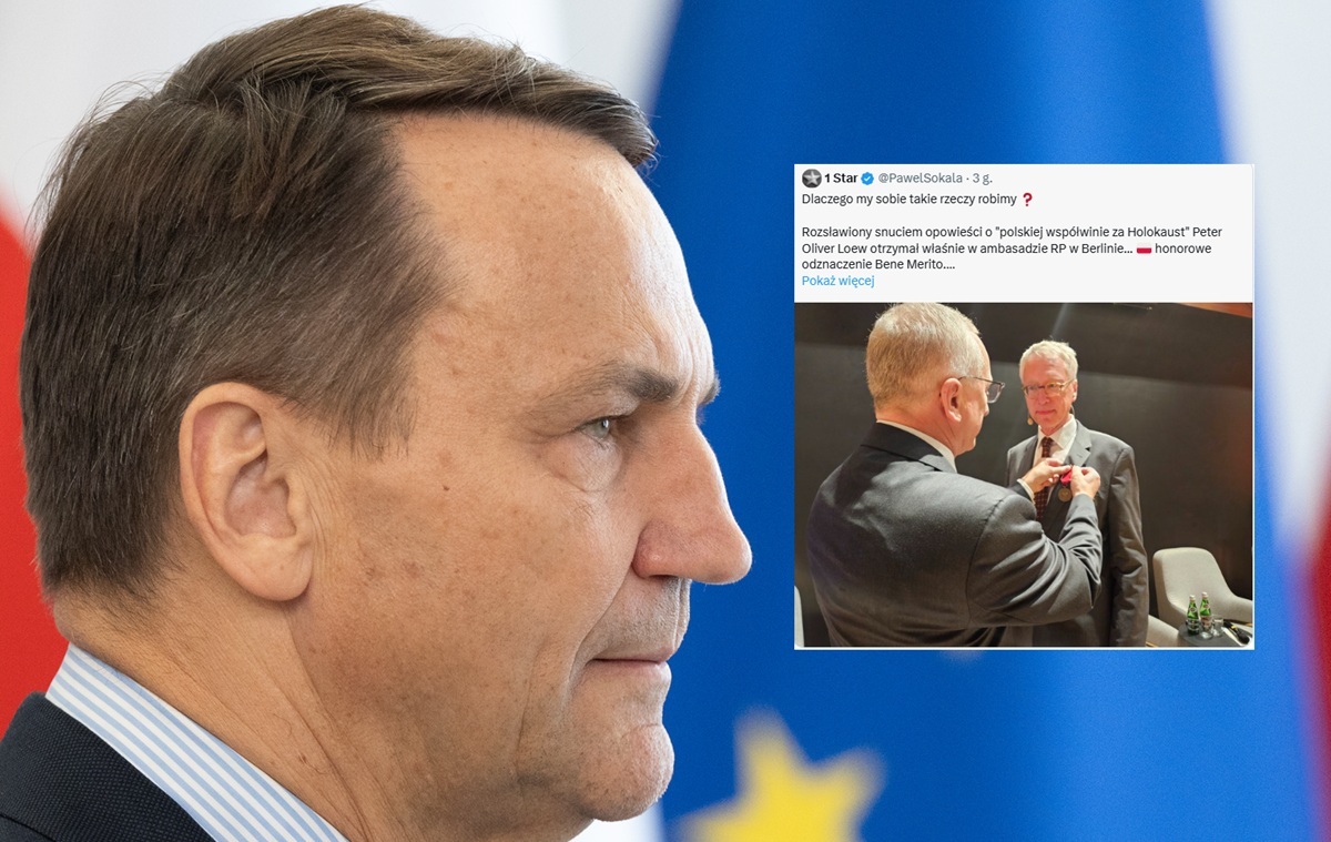 Negacjonista niemieckich zbrodni odznaczony przez MSZ Polski