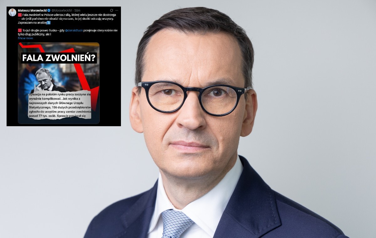 Morawiecki: Fala zwolnień w Polsce to nie pojedyncza awaria