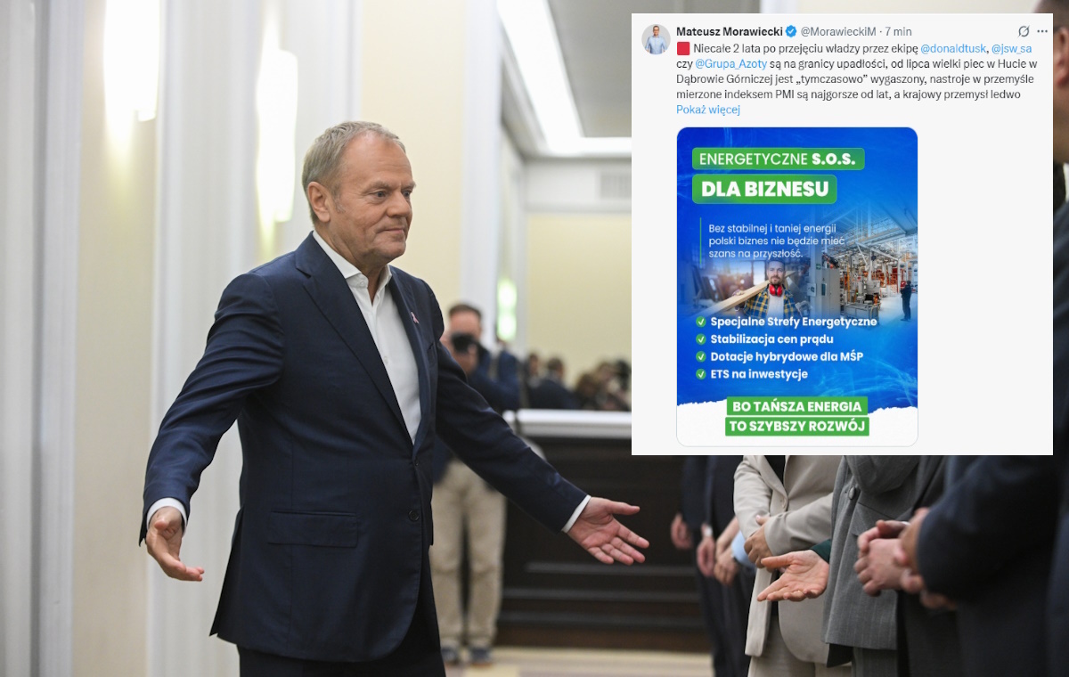 Morawiecki: Rząd Tuska jest bezradny. Będzie fala zwolnień