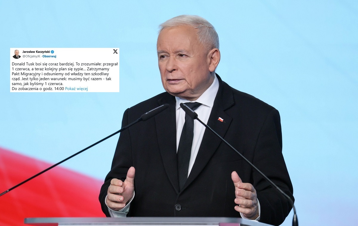 Prezes PiS: Plan Tuska się sypie. Zatrzymamy Pakt Migracyjny