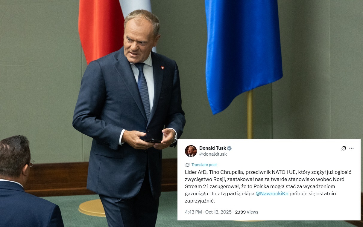 Prof. Nowak w Bundestagu. Tusk jątrzy: "Ekipa Nawrockiego"