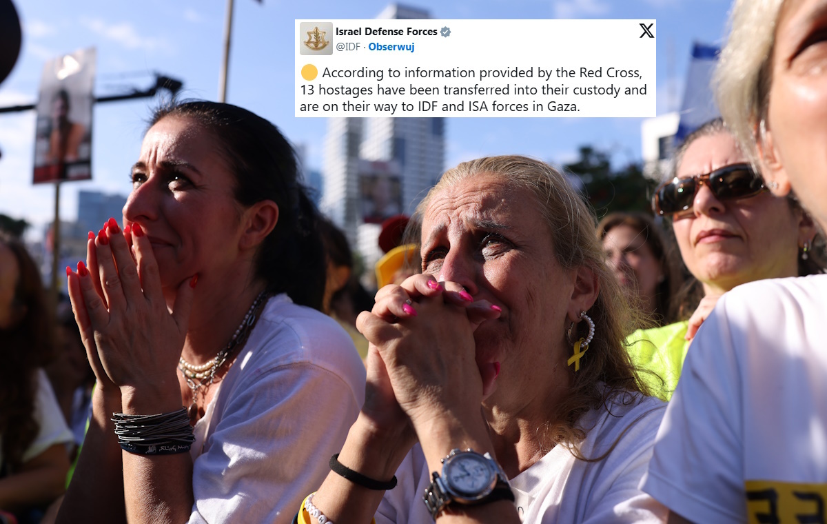 Hamas uwolnił ostatnich zakładników! Trump: To koniec wojny! wiadomości,aktualności,wPolityce.pl Hamas uwolnił ostatnich zakładników! Trump: To koniec wojny!