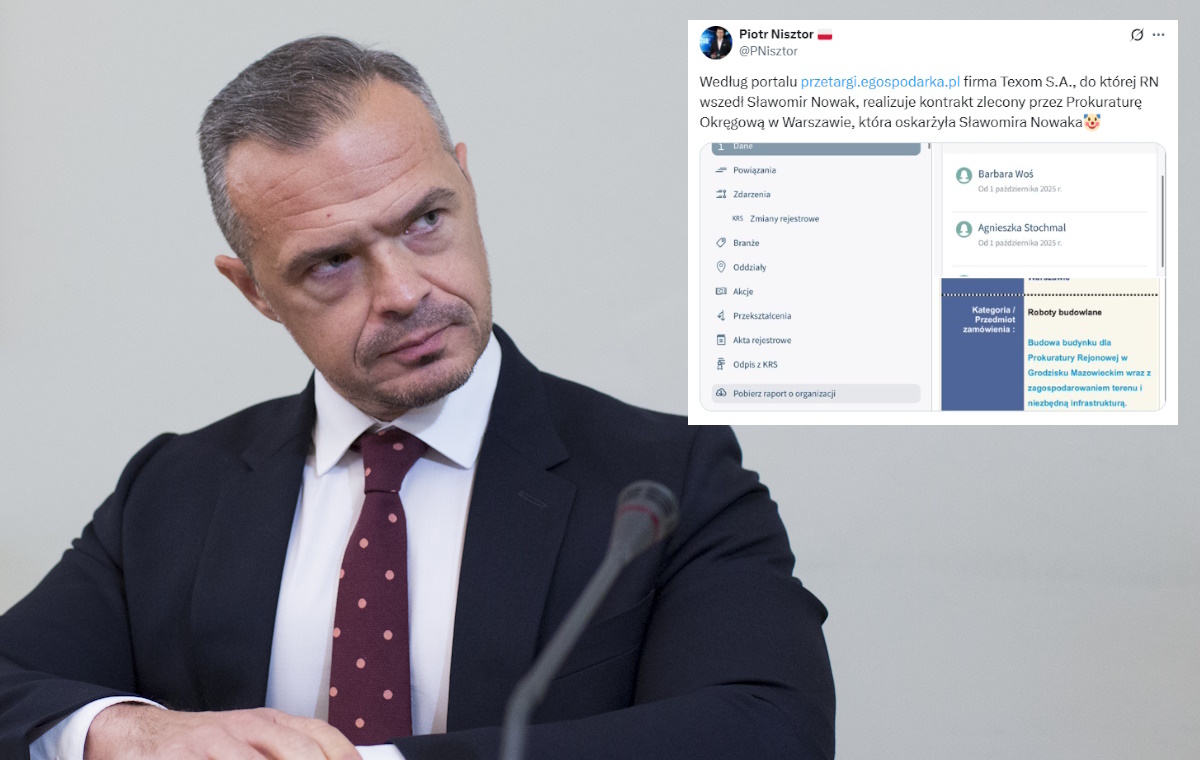 Nowak w firmie, która realizuje zlecenie dla prokuratury?