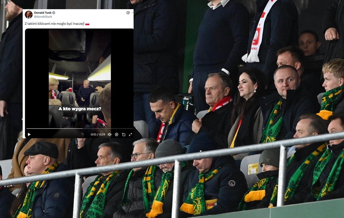 Tani PR! Tusk chwali się, iż zaprosił dzieci z Wilna na mecz