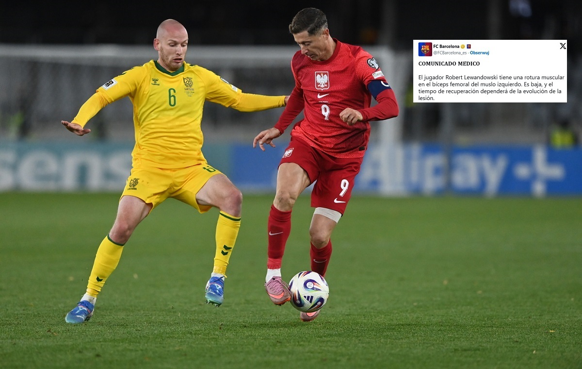 Niestety! Lewandowski kontuzjowany. Kilka tygodni przerwy