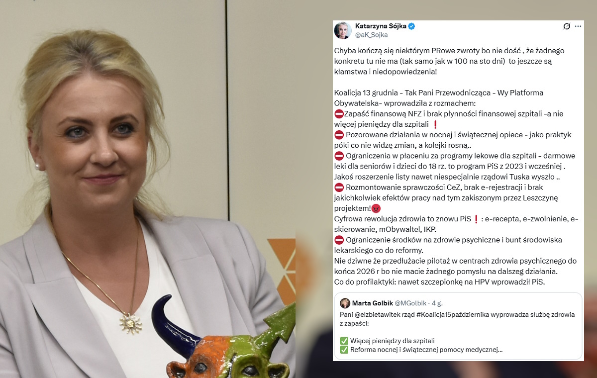 Samozadowolenie rządu ws. służby zdrowia. Sójka: Kłamstwa!