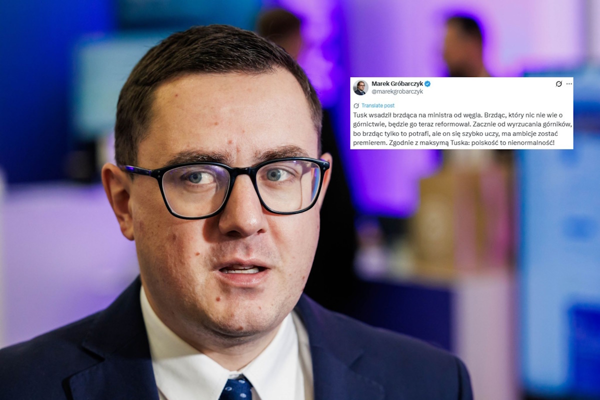 Gróbarczyk o Motyce: "Tusk wsadził brzdąca na ministra"